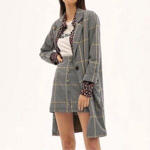 Sanctuary Citrine City Coat Long Blazer